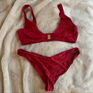 Sommer swim lookalike PacSun red bikini